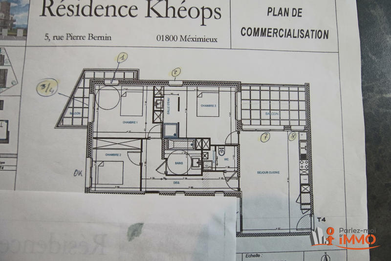 Appartement - 84 m² - 4 pièces