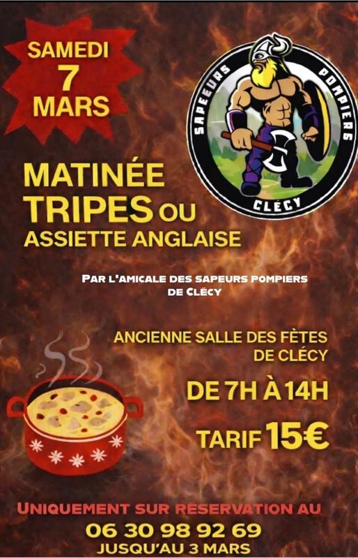 Matinée Tripes ou Assiette Anglaise