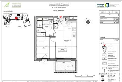 Appartement - 44 m² - 2 pièces