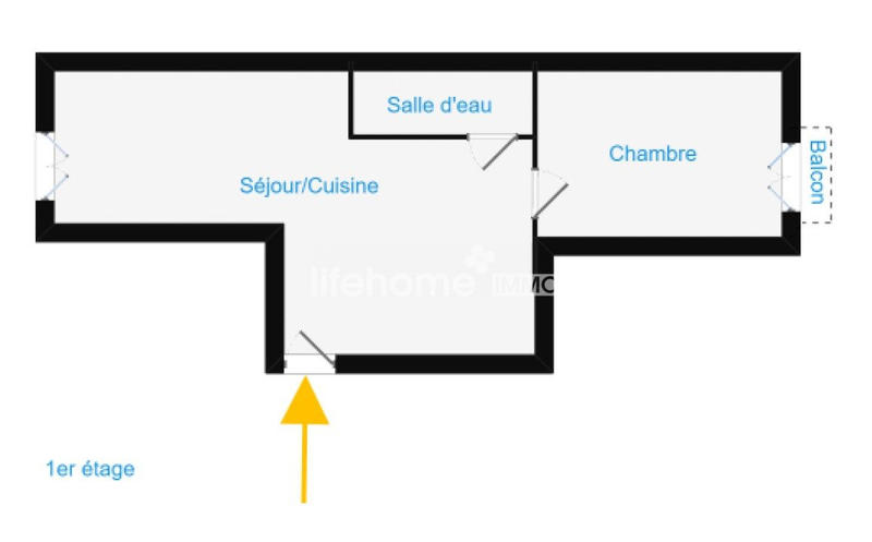 Appartement - 29 m² - 2 pièces