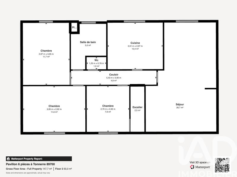 Maison - 124 m² - 6 pièces