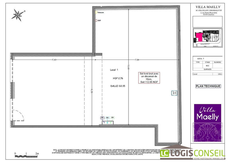 Local commercial - 126 m²