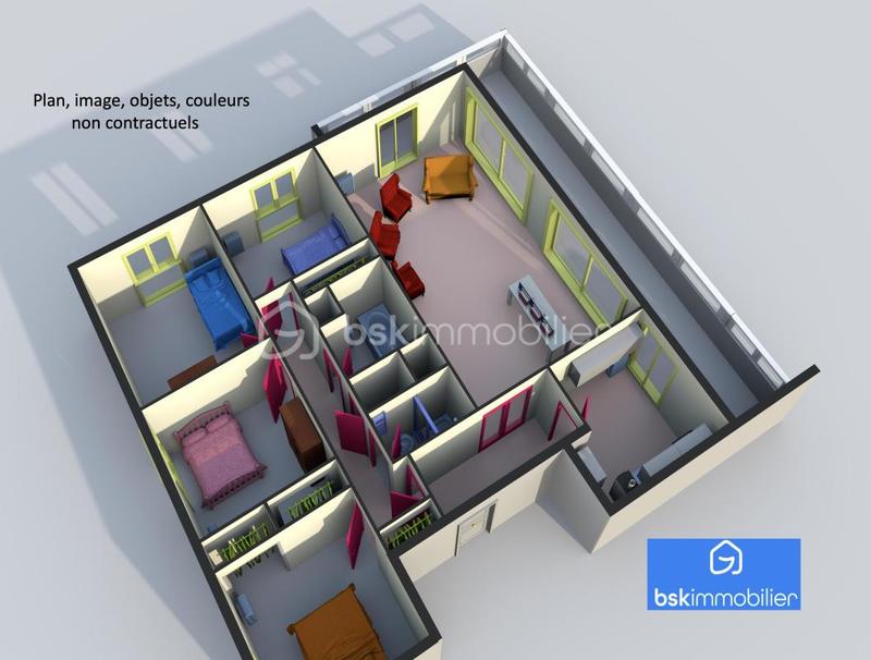 Appartement - 107 m² - 5 pièces