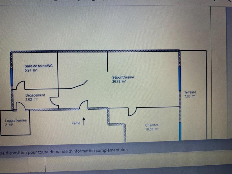 Appartement - 46 m² - 2 pièces