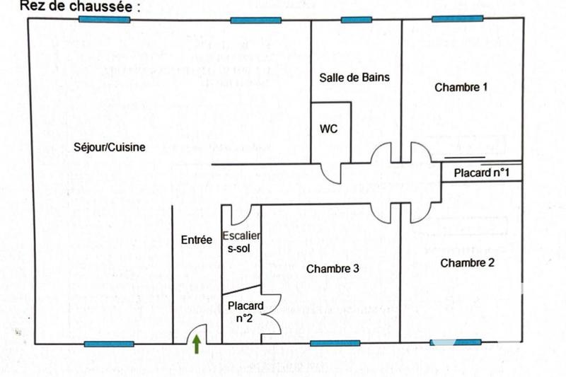 Maison - 89 m² - 4 pièces