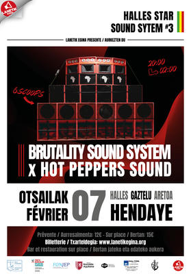 Concert - Brutality Sound System X Hot Peppers Sound