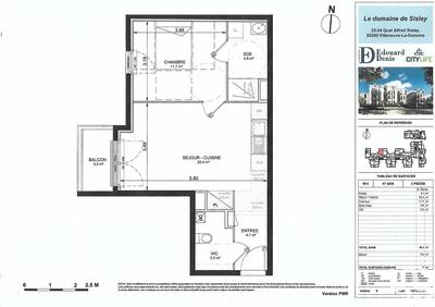 Appartement - 44 m² - 2 pièces
