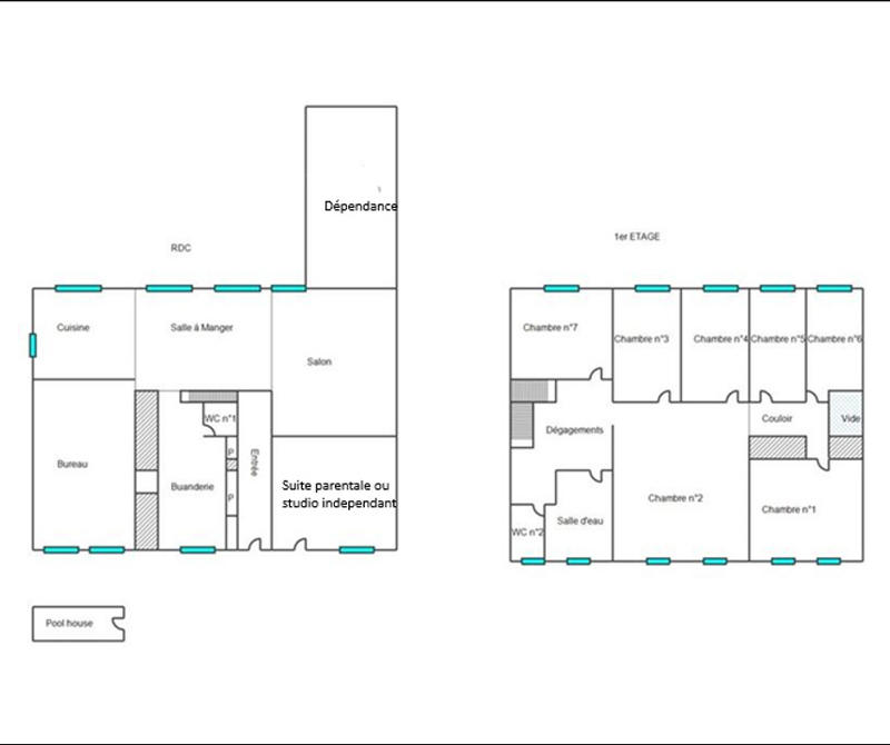 Maison - 345 m² - 11 pièces
