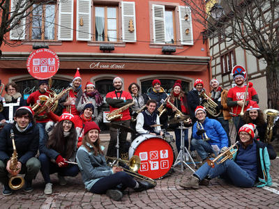 Concert déambulatoire de Noël - Fanfare de l'école de Mines de Paris