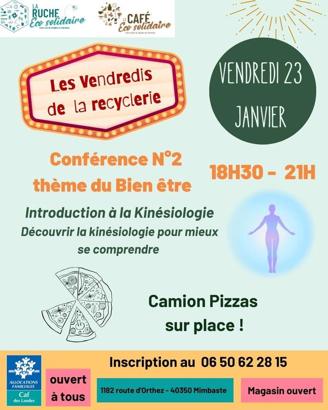 Vendredi de la Recyclerie – Introduction à la Kinésiologie