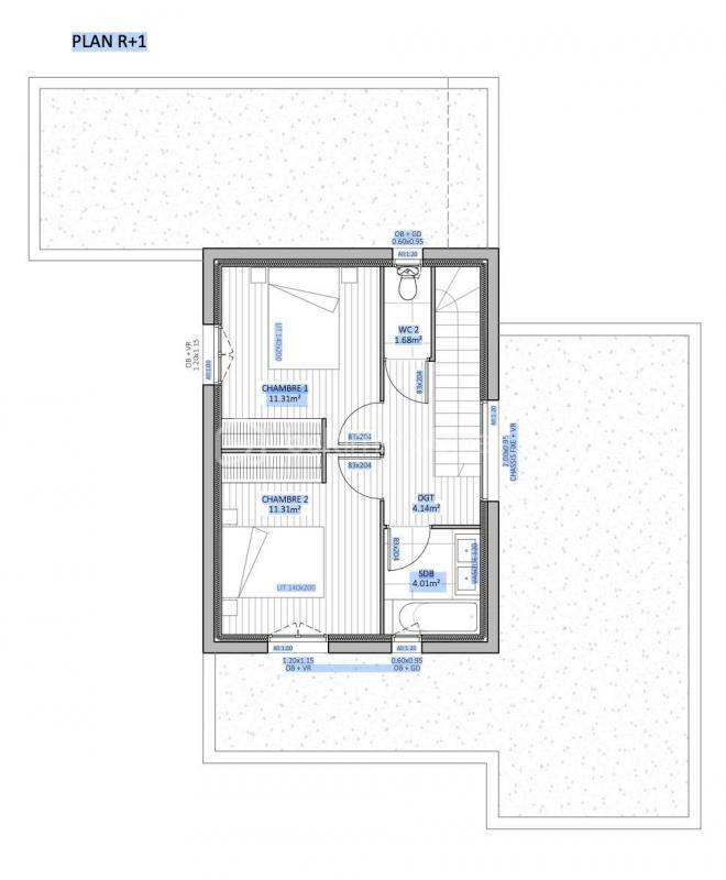 Terrain constructible - 600 m²