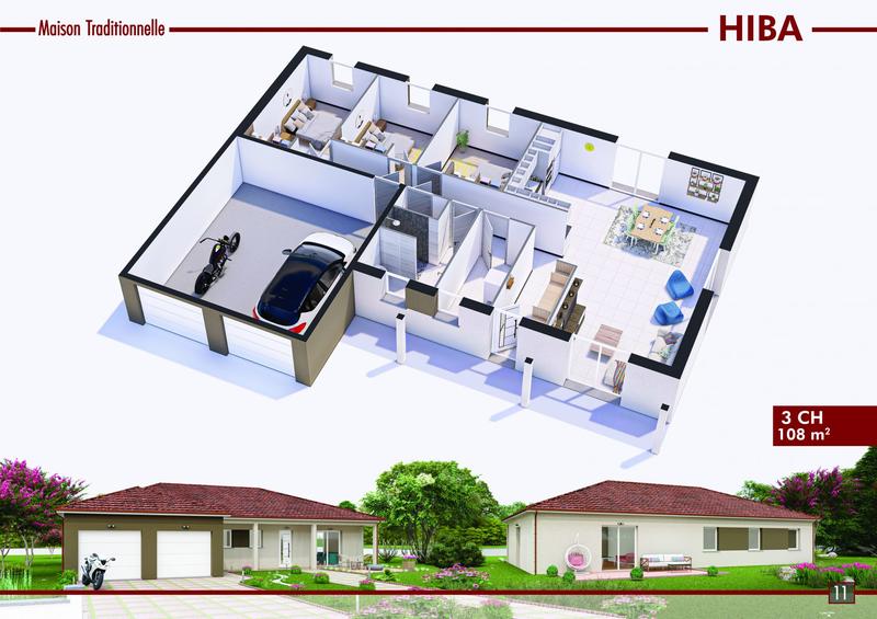 Maison traditionnelle - 108 m² - 5 pièces