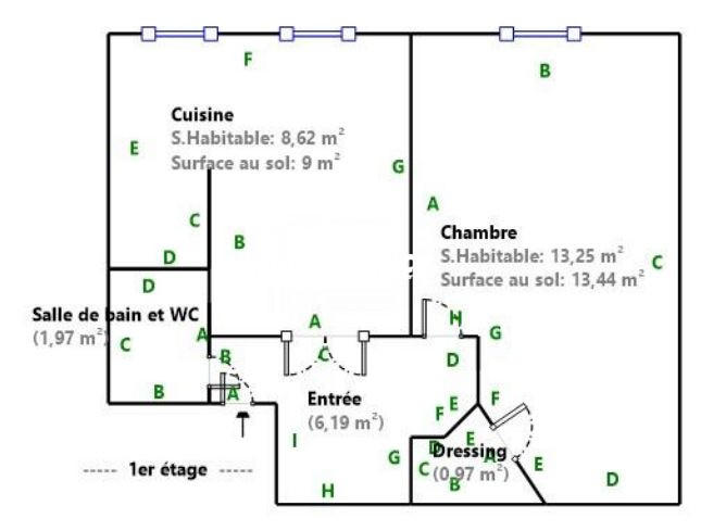 Appartement - 31 m² - 2 pièces