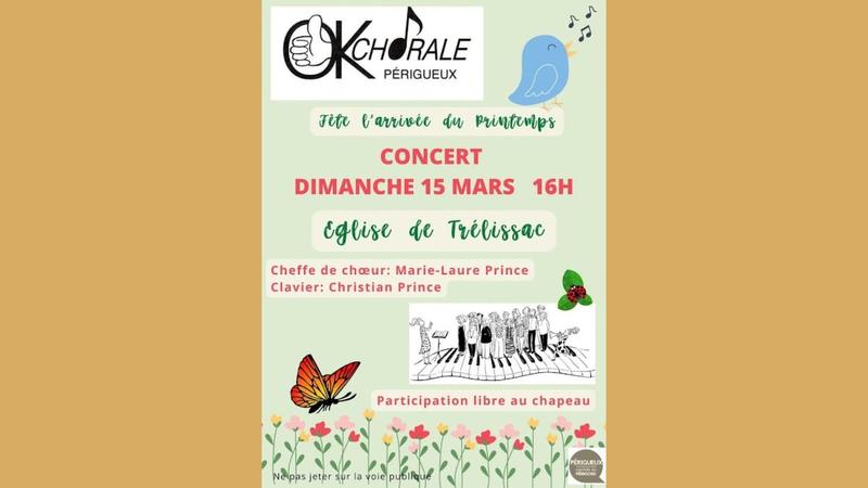 Concert de Printemps à l'église de Trélissac