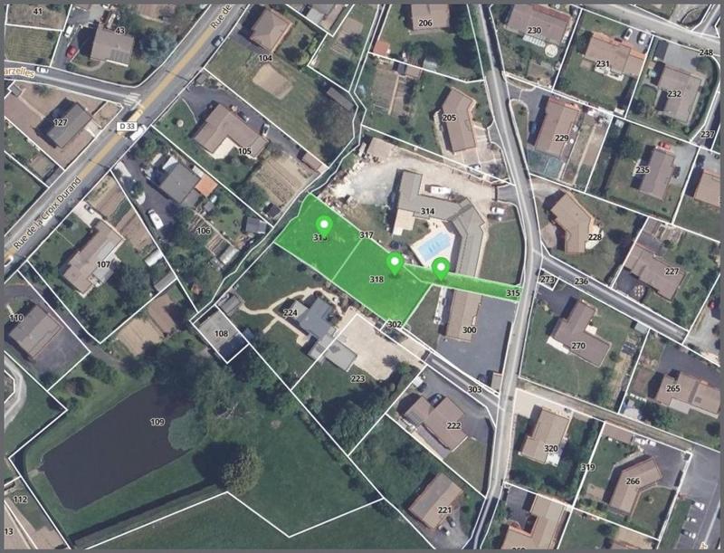 Terrain constructible - 1 208 m²