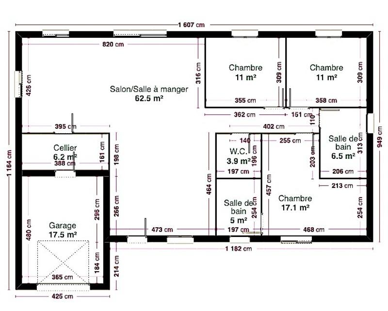Terrain constructible - 2 795 m²