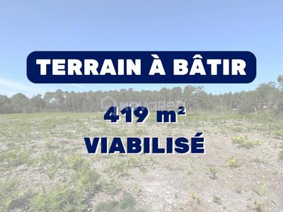 Terrain constructible - 419 m²