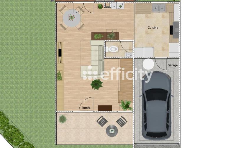 Maison - 80 m² - 3 pièces