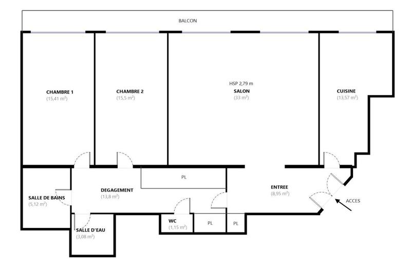 Appartement - 114 m²