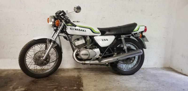 Kawasaki S1 250 kawasaki blanc 0250 705
