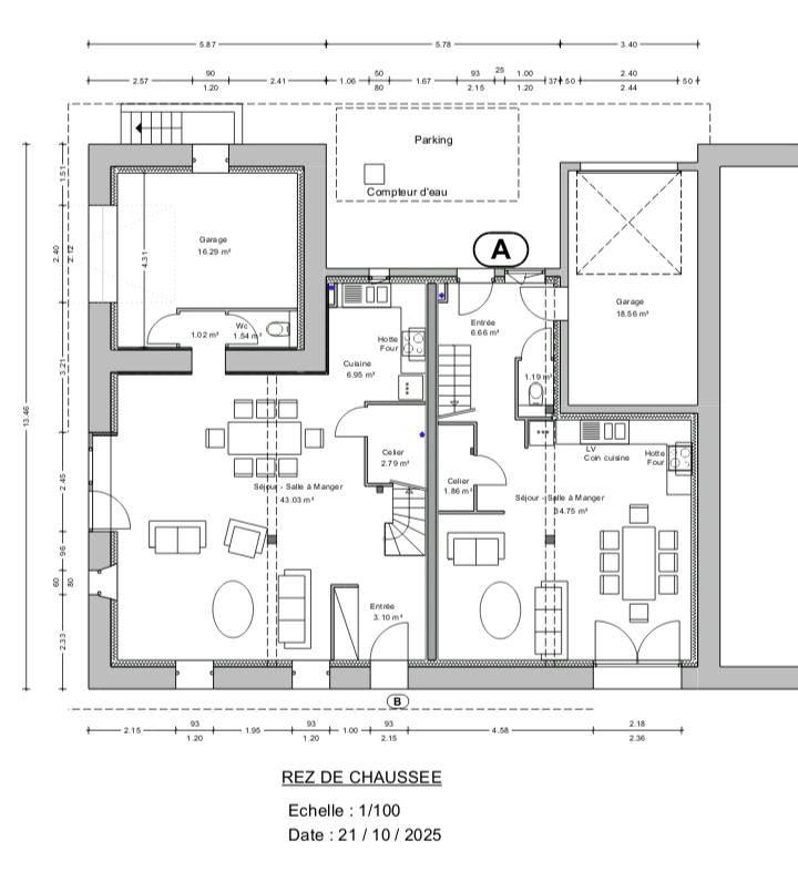 Maison - 110 m² - 5 pièces