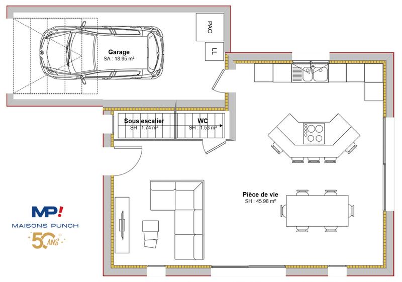 Maison - 94 m² - 4 pièces