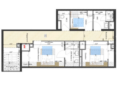 Appartement - 109 m² - 4 pièces