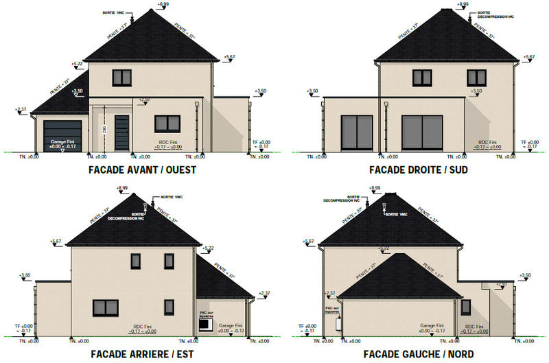 Maison - 125 m² - 6 pièces