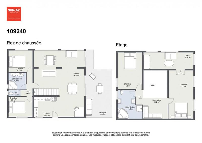 Villa - 176 m² - 6 pièces