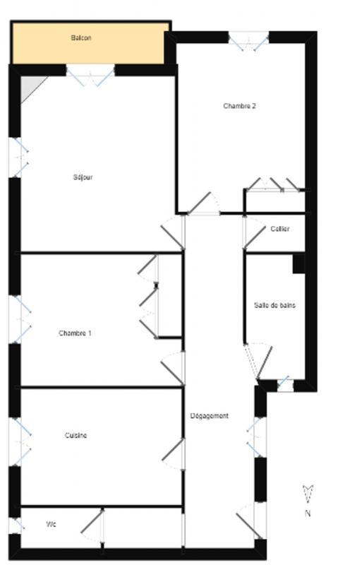 Appartement - 76 m² - 3 pièces