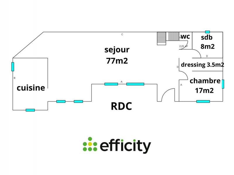 Maison - 160 m² - 4 pièces