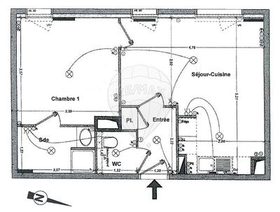 Appartement - 41 m² - 2 pièces