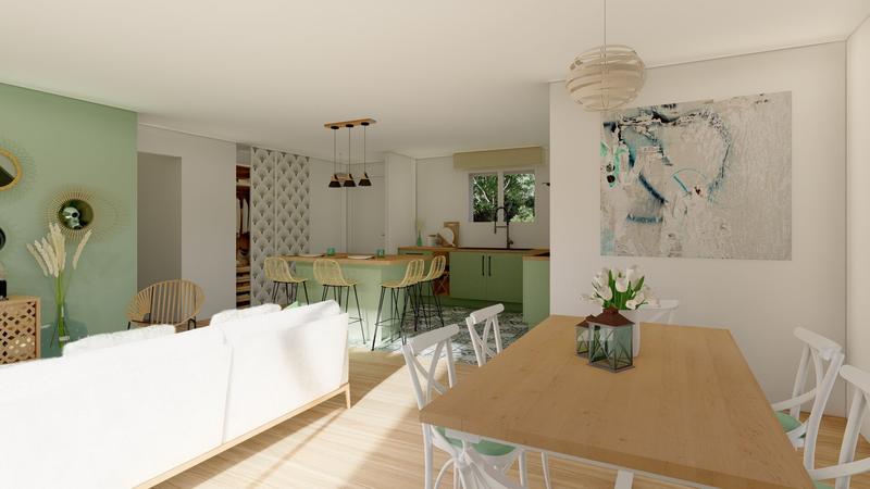 Maison - 90 m² - 5 pièces