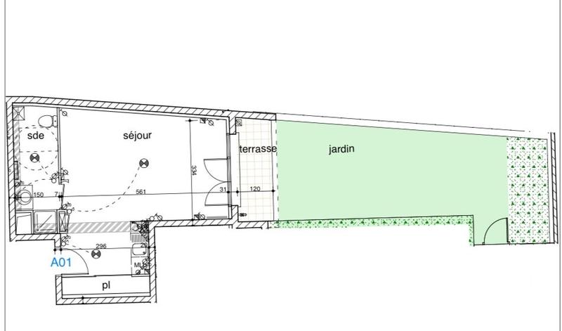 Studio - 33 m² - 1 pièce