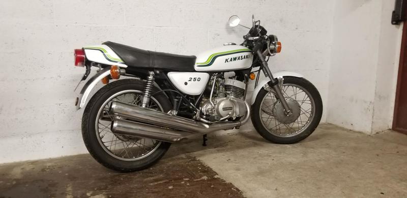 Kawasaki S1 250 kawasaki blanc 0250 705