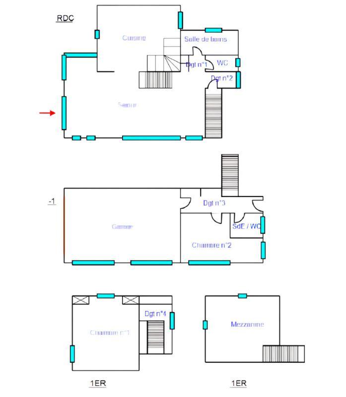 Maison - 122 m² - 5 pièces