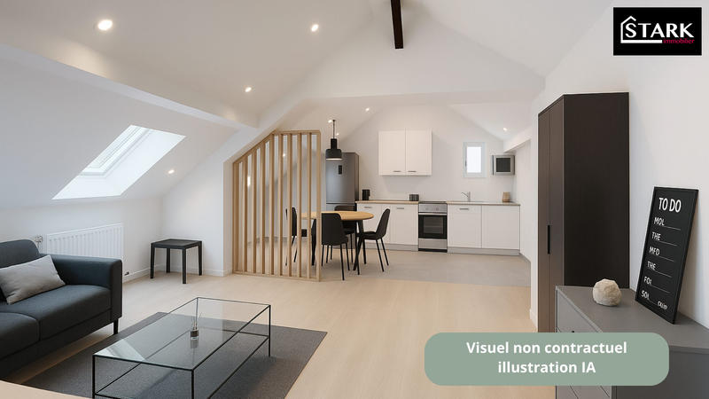 Appartement - 59 m² - 3 pièces