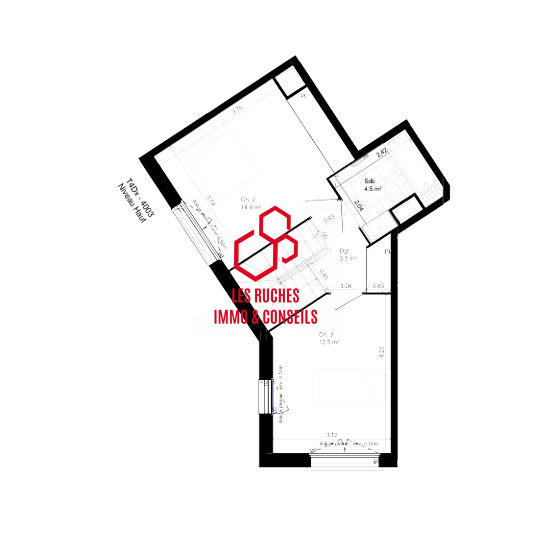 Appartement - 85 m² - 4 pièces