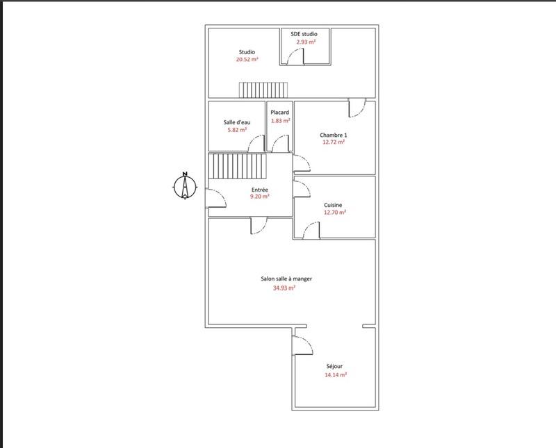 Maison - 186 m² - 8 pièces