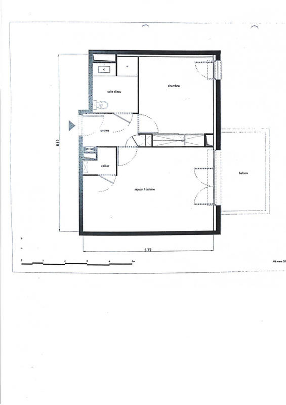 Appartement - 43 m² - 2 pièces