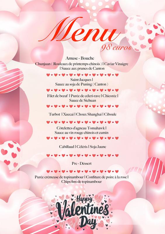 La Saint-Valentin Chez Bistro Wu
