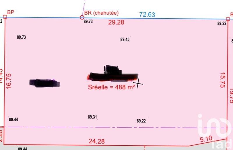 Terrain - 488 m²