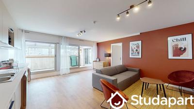 Chambre - 9 m² - 1 pièce