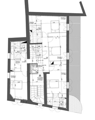 Duplex - 173 m² - 5 pièces