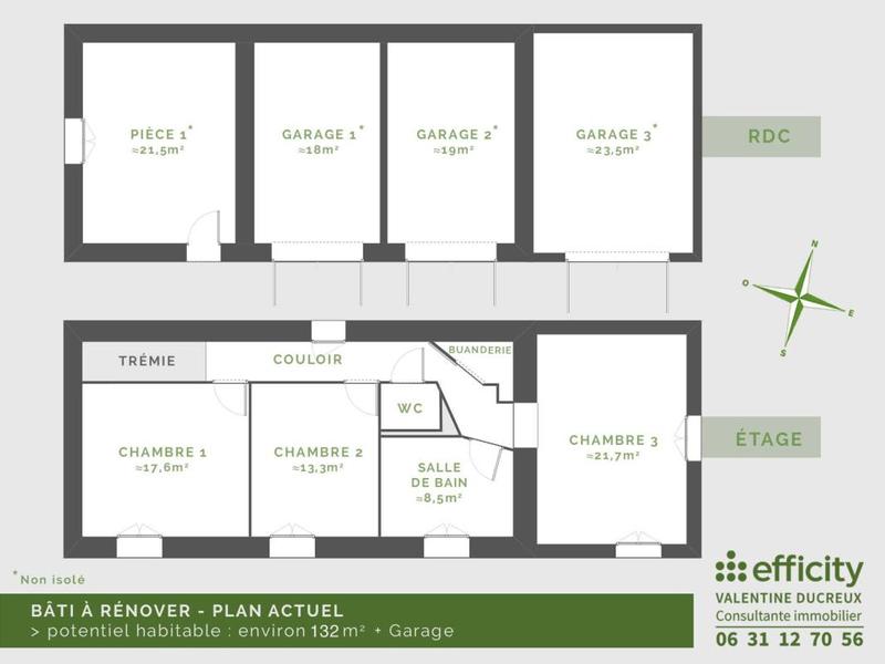 Maison - 164 m² - 6 pièces