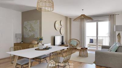 Appartement - 59 m² - 3 pièces