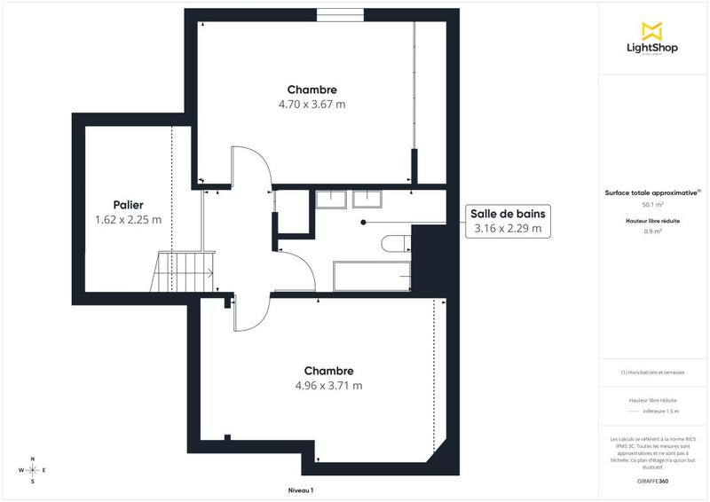 Duplex - 104 m² - 4 pièces