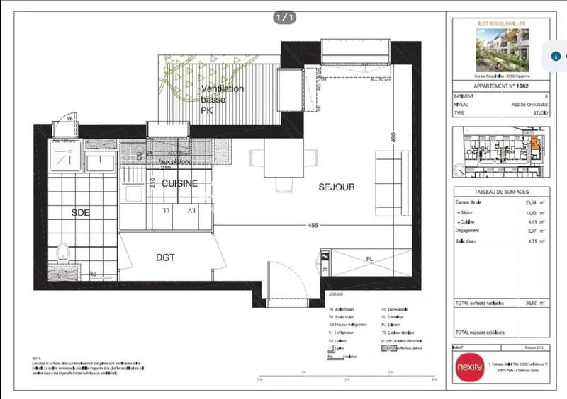 Appartement - 30 m² - 1 pièce