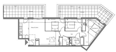 Appartement - 83 m² - 4 pièces