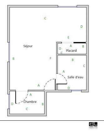 Appartement - 24 m² - 1 pièce